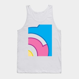 Freehand Abstract Design Tank Top